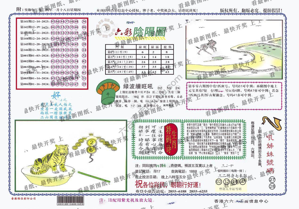 六彩阴阳图
