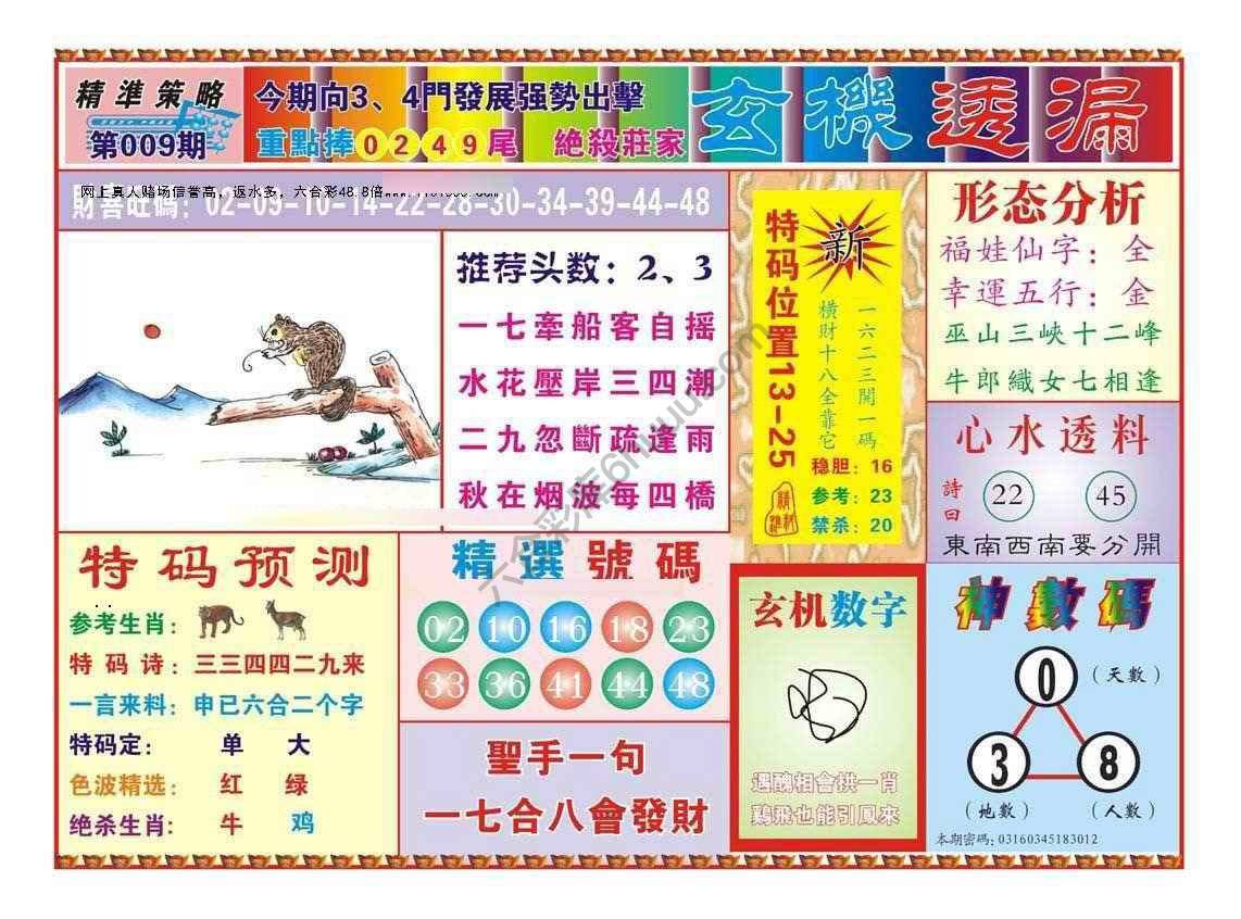 玄机透漏