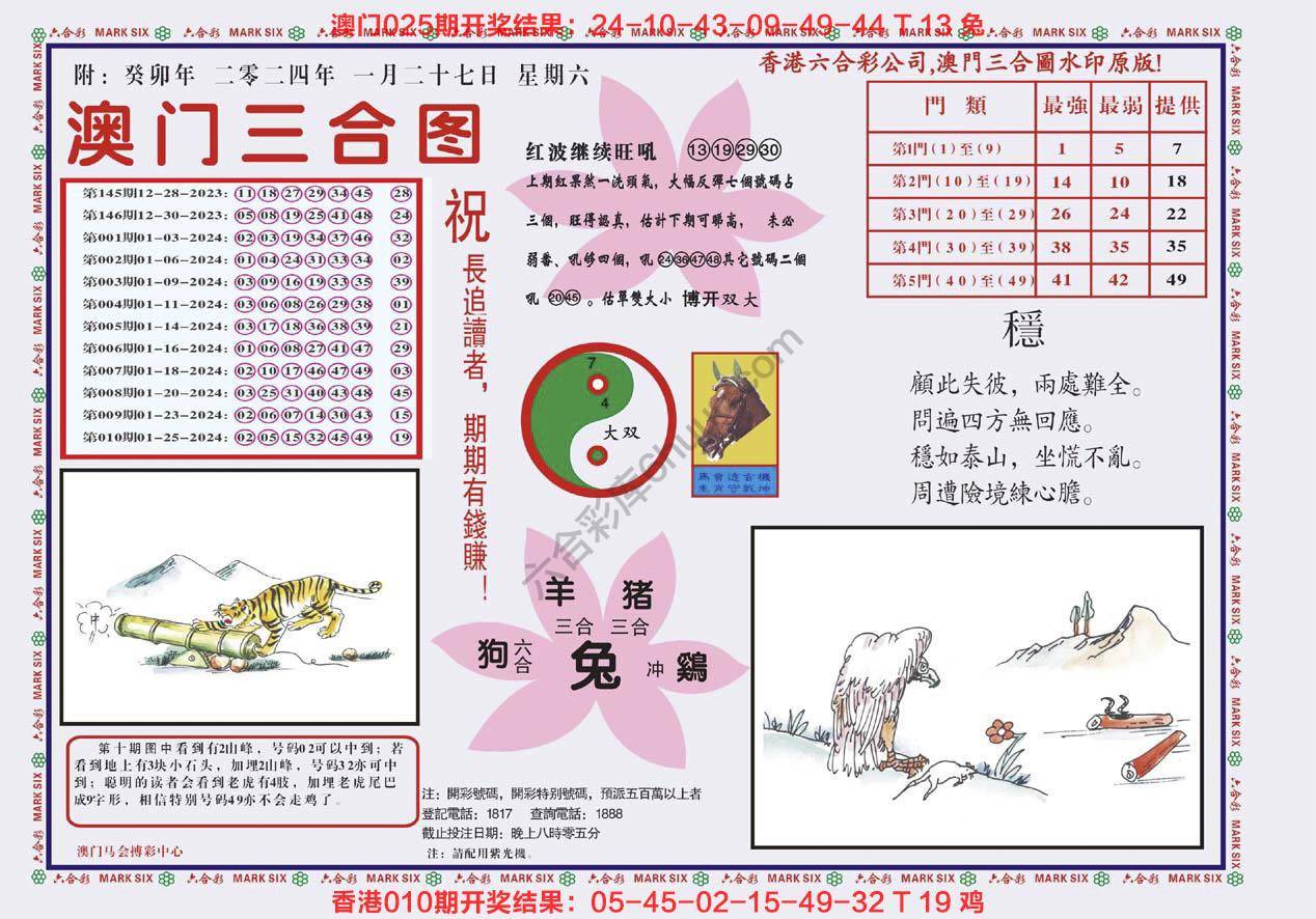 澳门三合图
