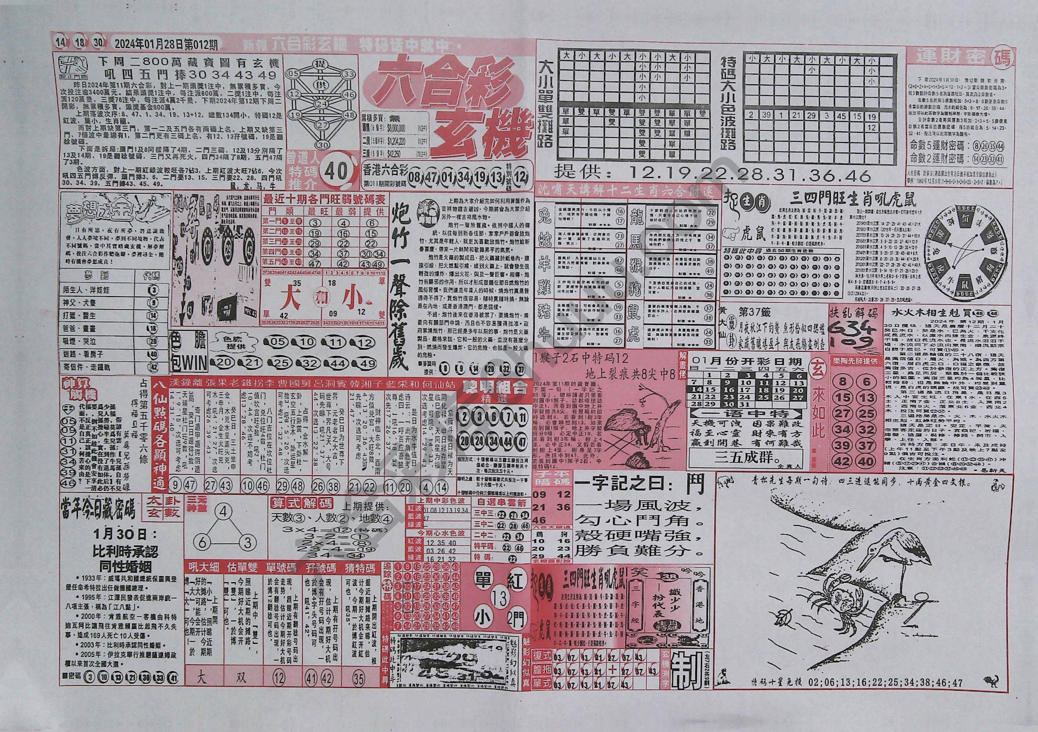 六合彩玄机