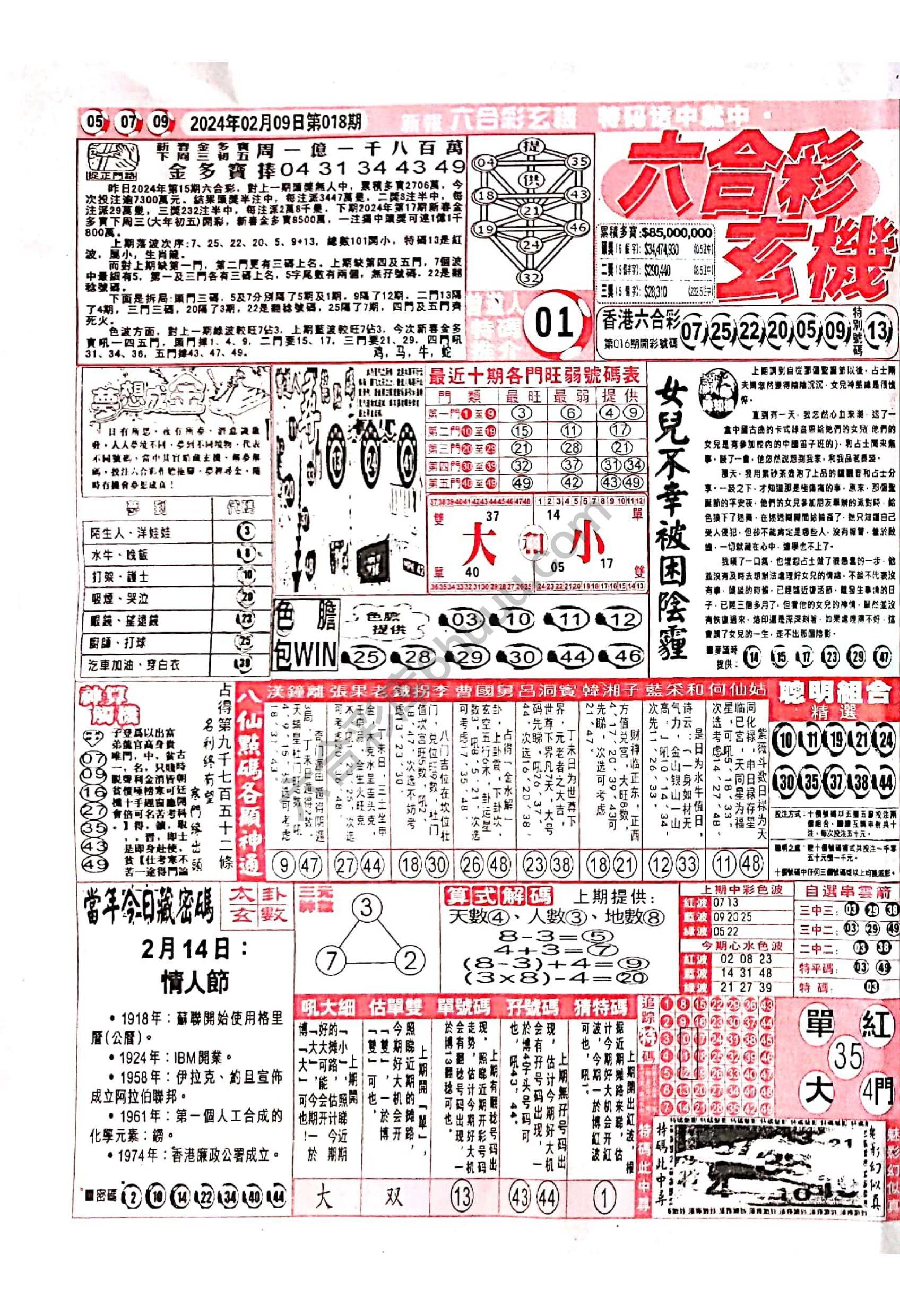六合彩玄机