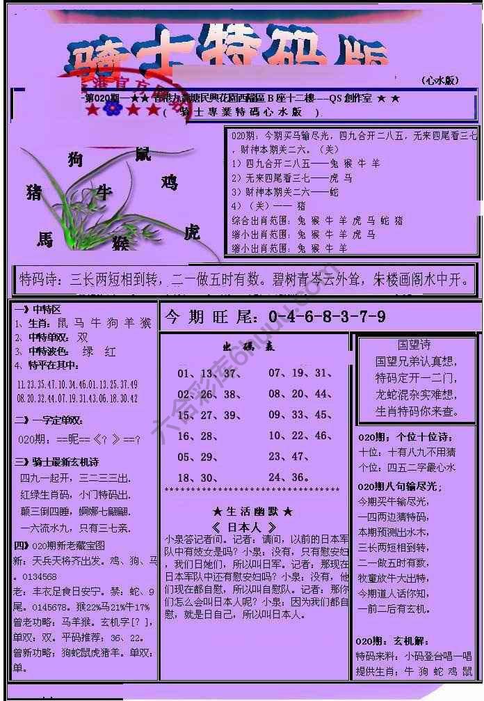 另类骑士特码版
