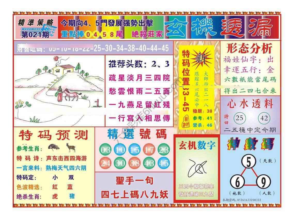 玄机透漏