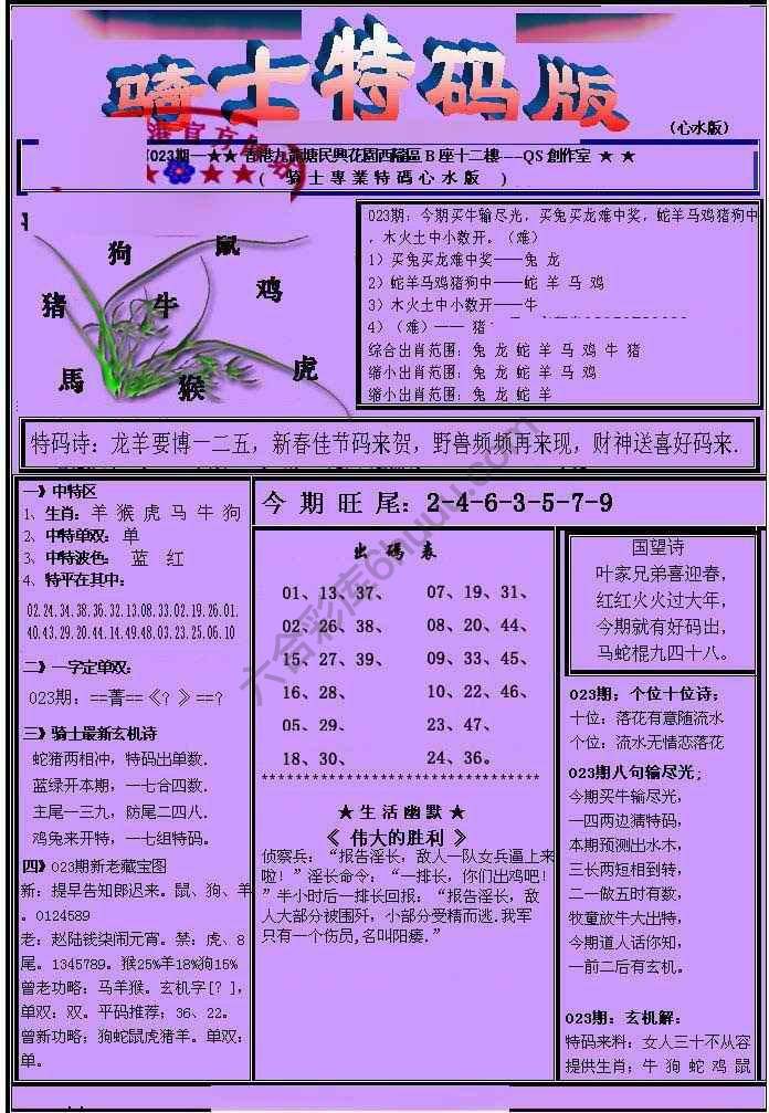 另类骑士特码版