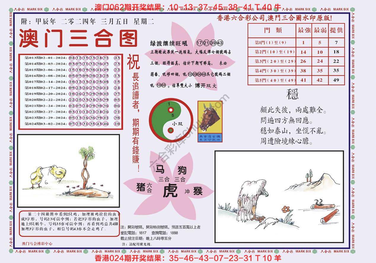 澳门三合图