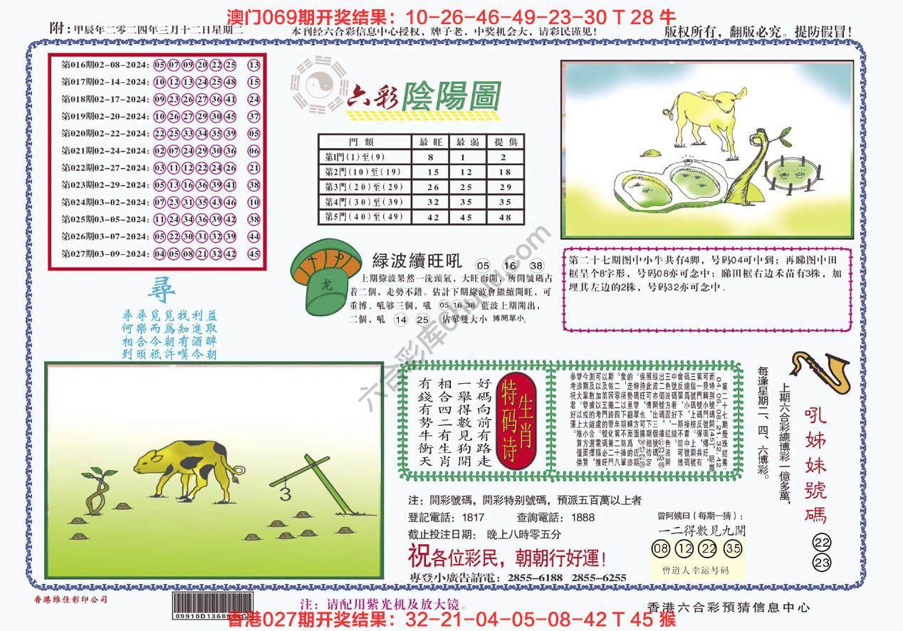 六彩阴阳图