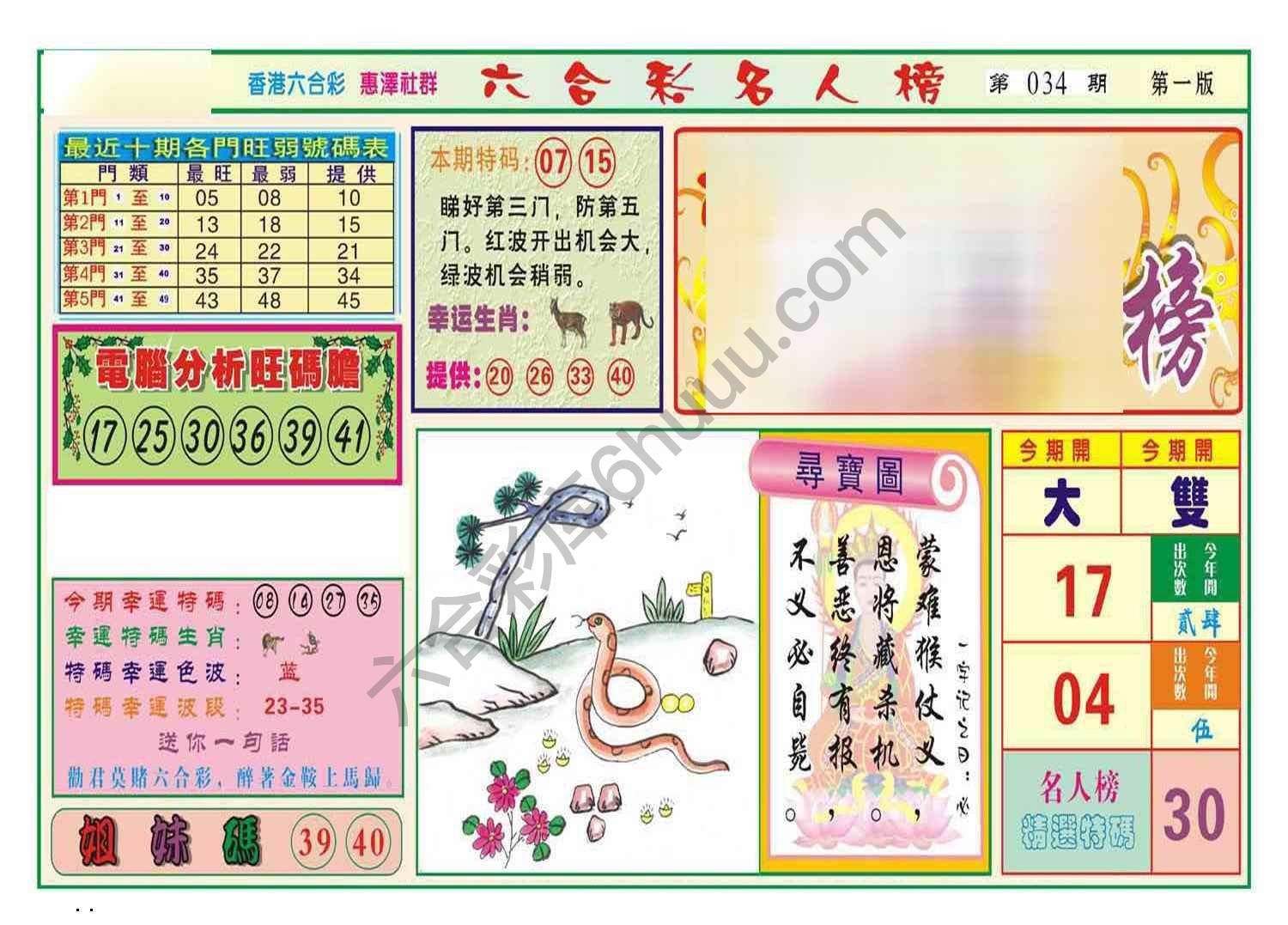 名人榜