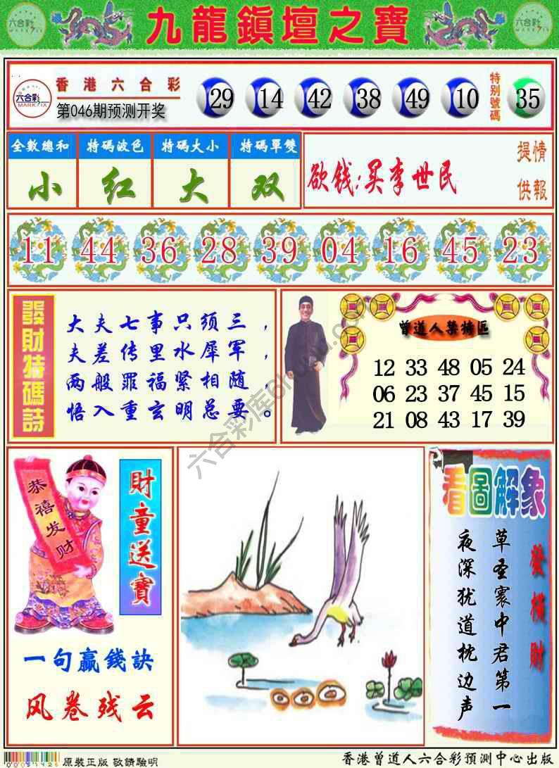 九龙挂牌解特码