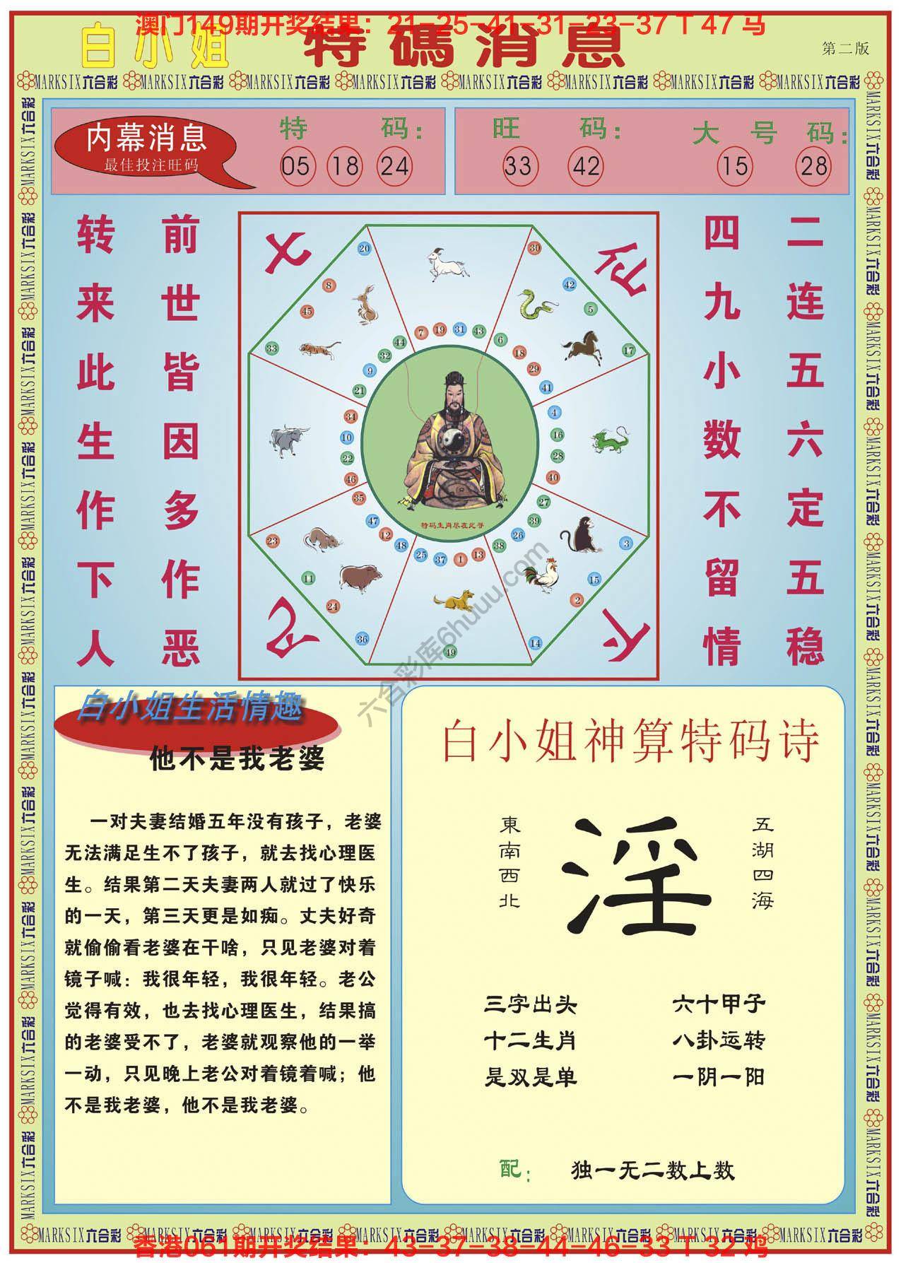 白小姐特码消息