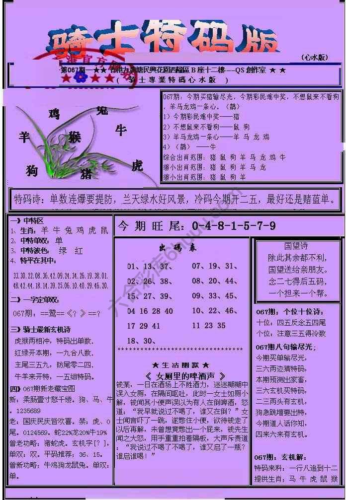 另类骑士特码版