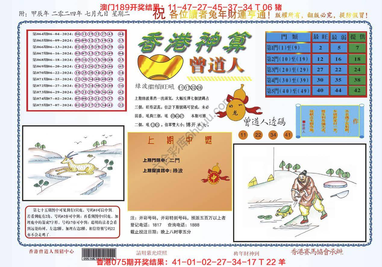 香港神算曾道人