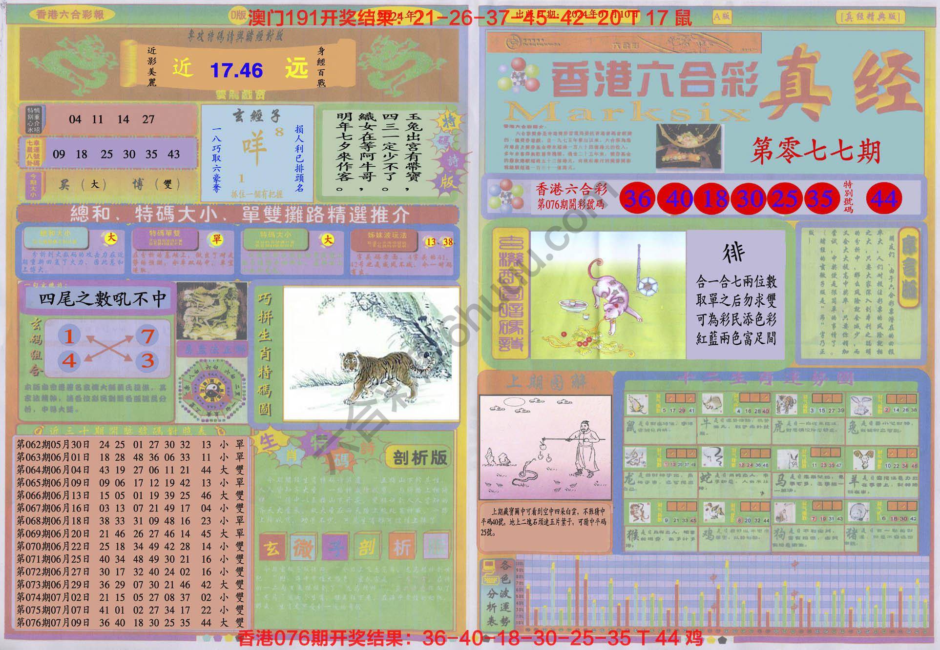 香港六合彩真经