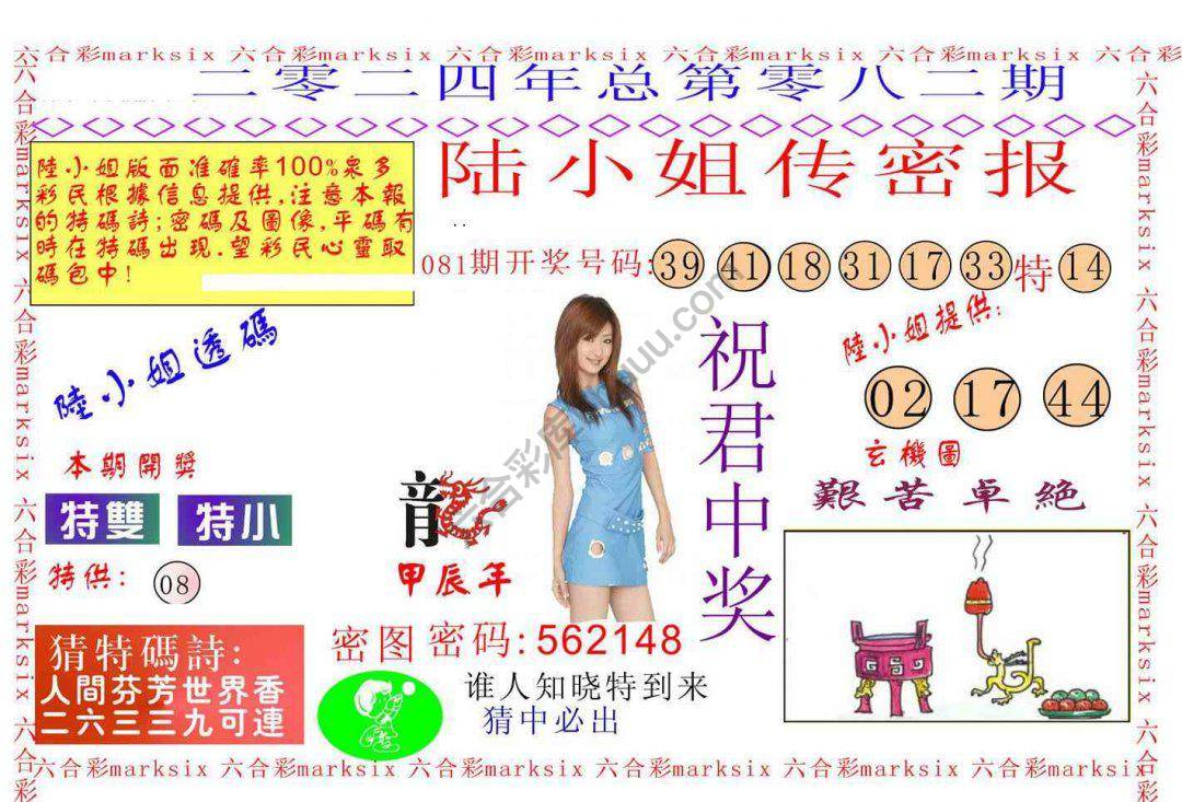 陆小姐传密