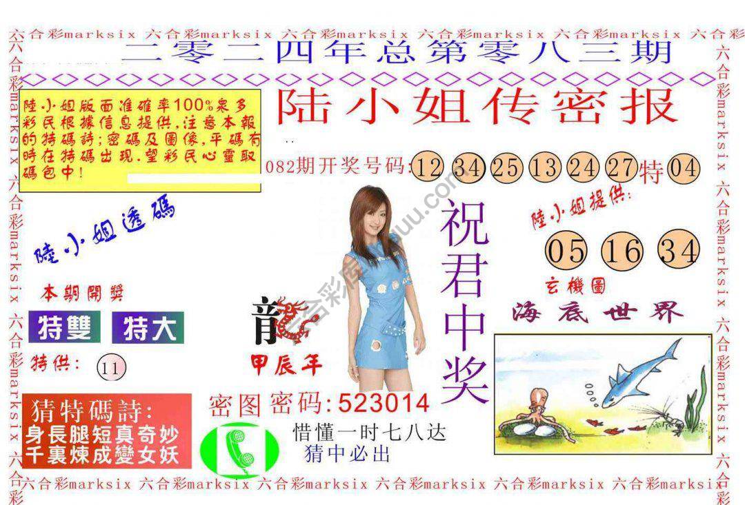 陆小姐传密