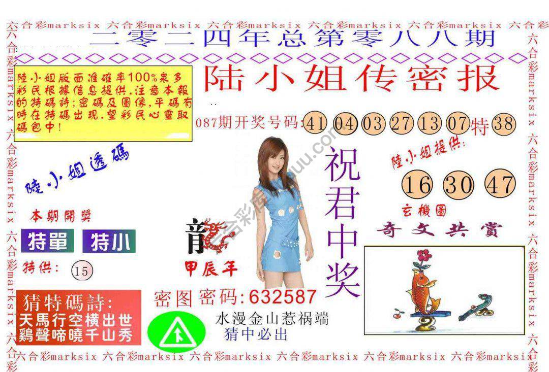 陆小姐传密