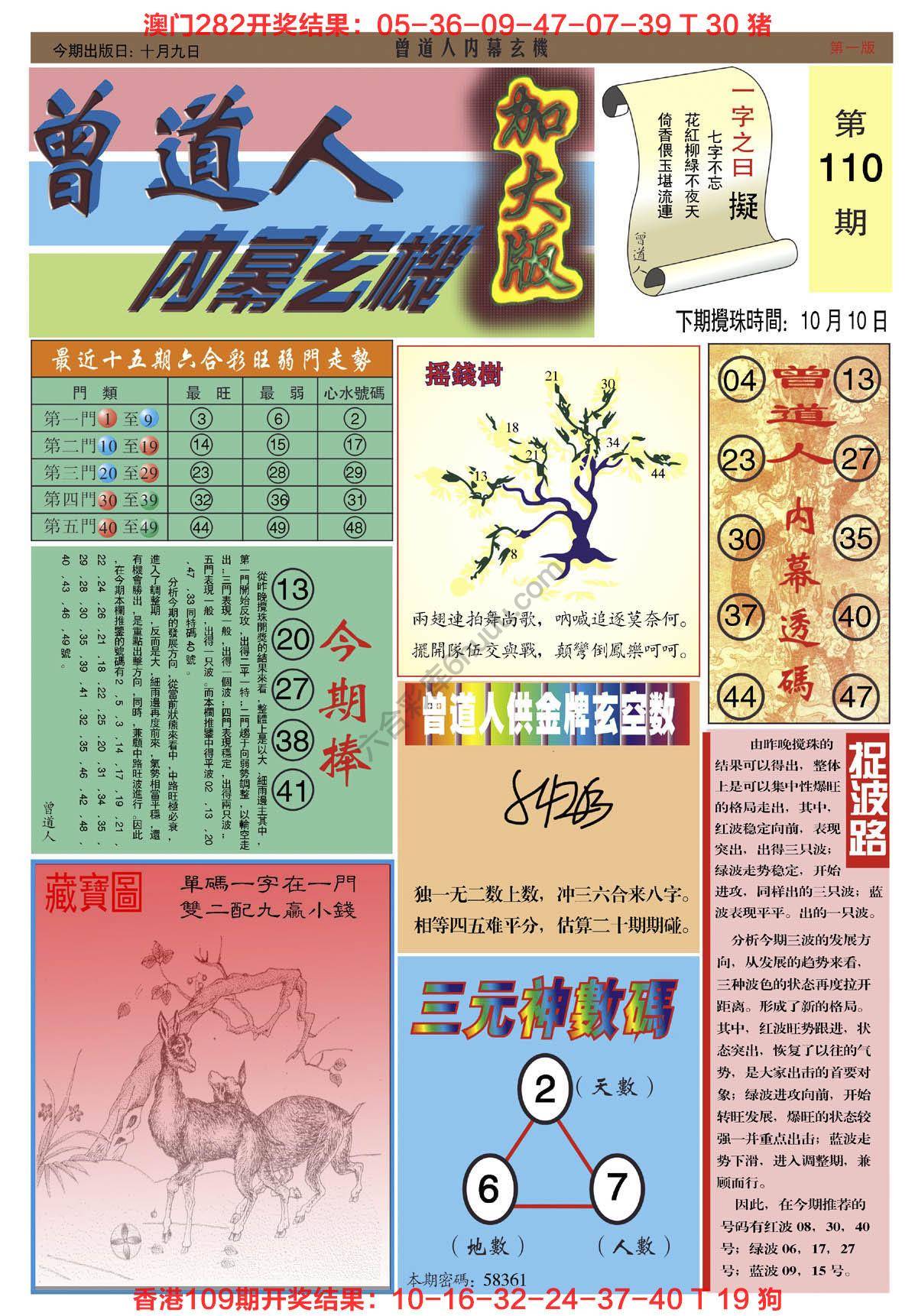曾道人内幕玄机（加大版）
