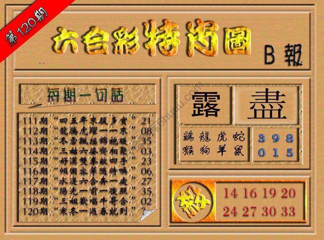 六合彩特肖图