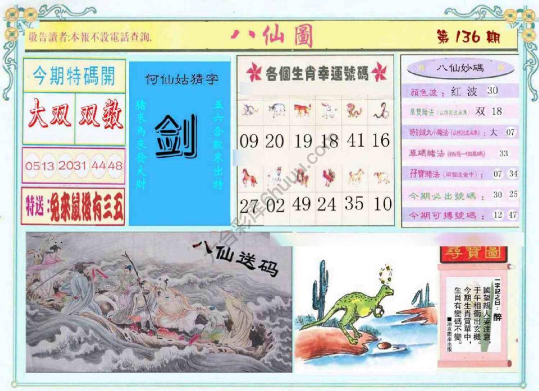 八仙图