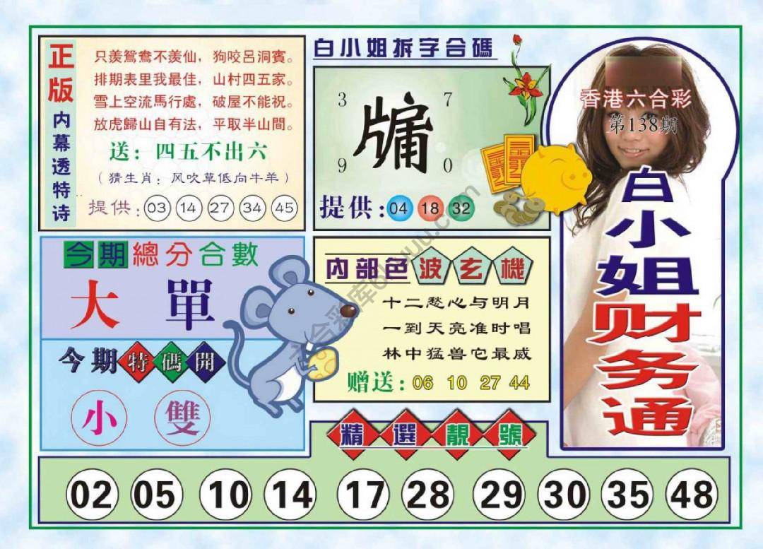 白小姐财务通