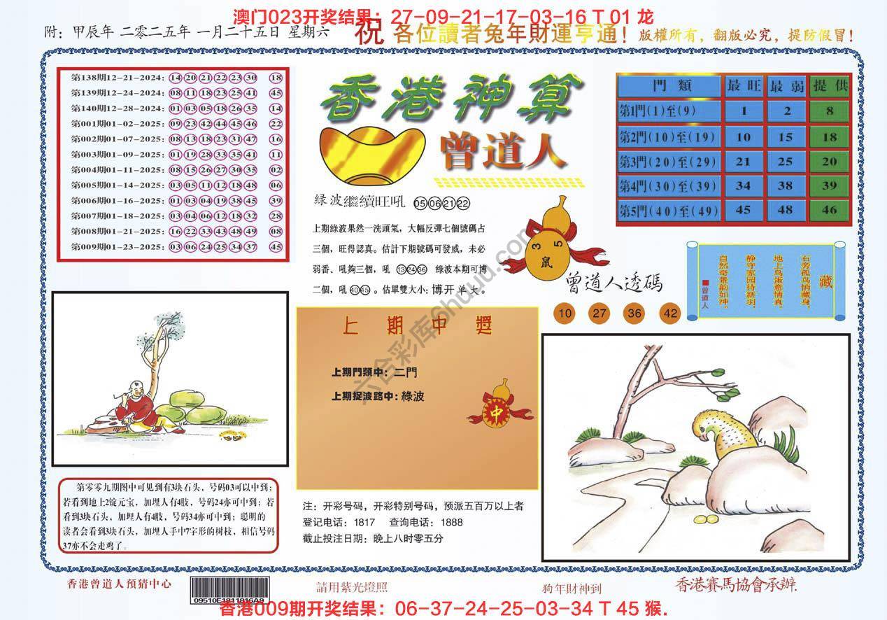香港神算曾道人