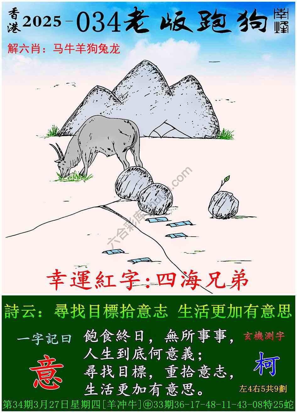 老版跑狗图