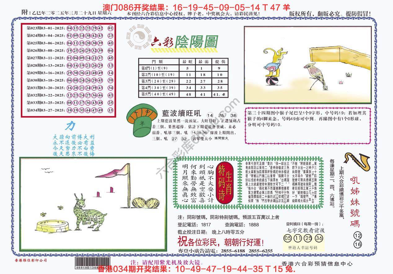 六彩阴阳图