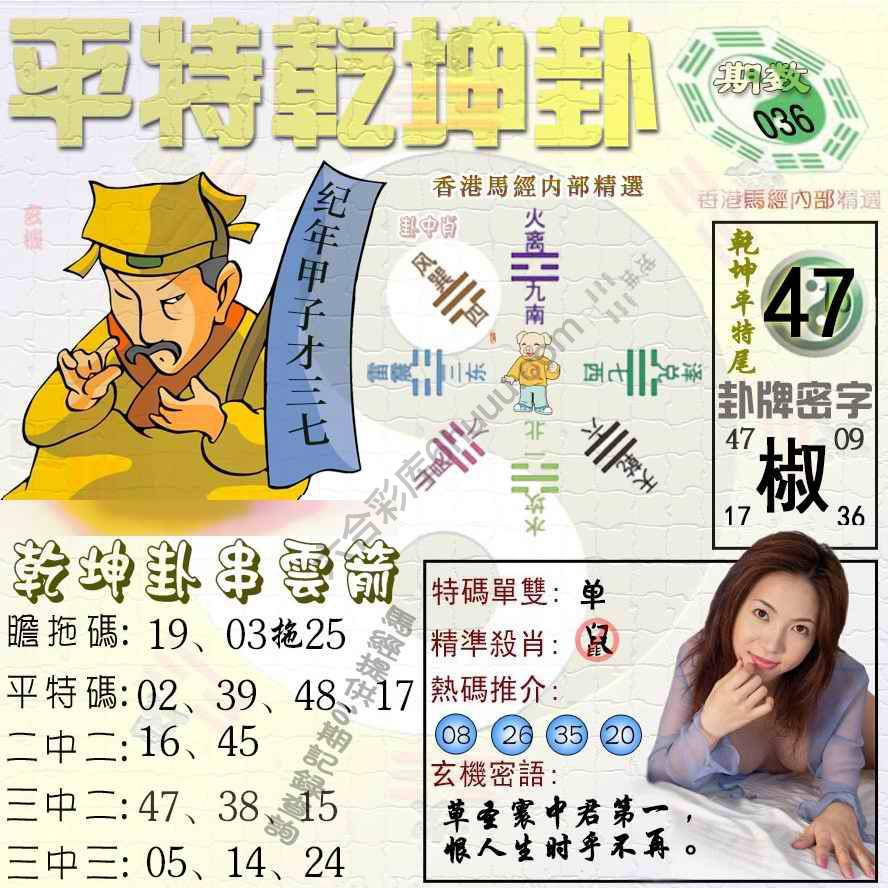 平特乾坤卦