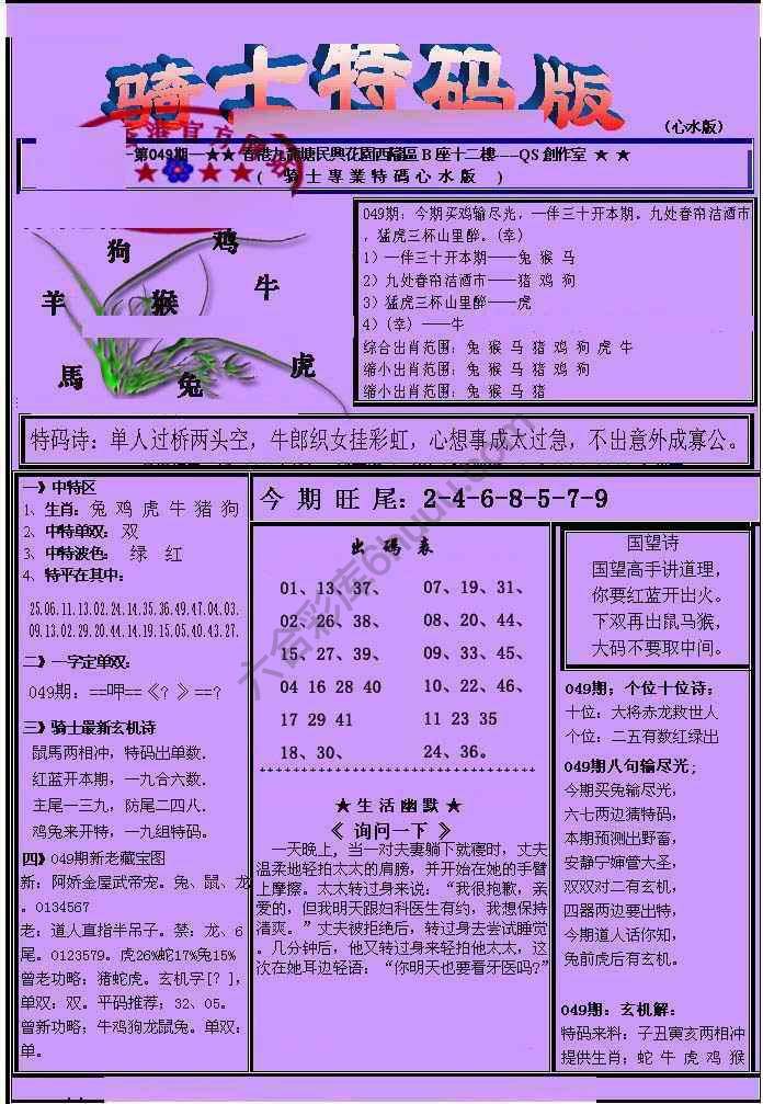 另类骑士特码版
