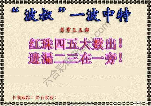 波叔一波中特