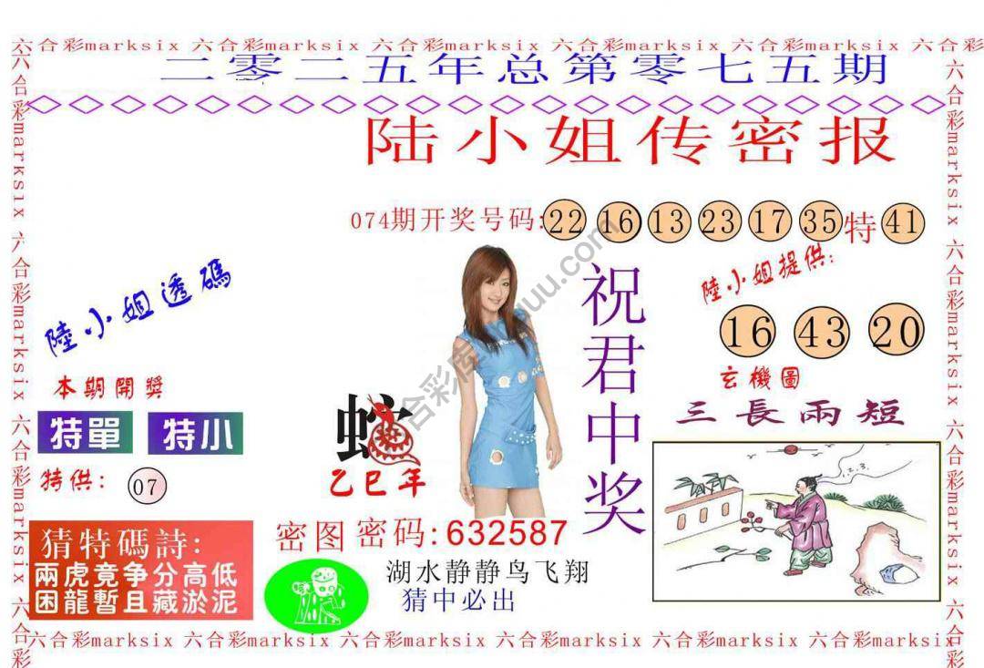 陆小姐传密