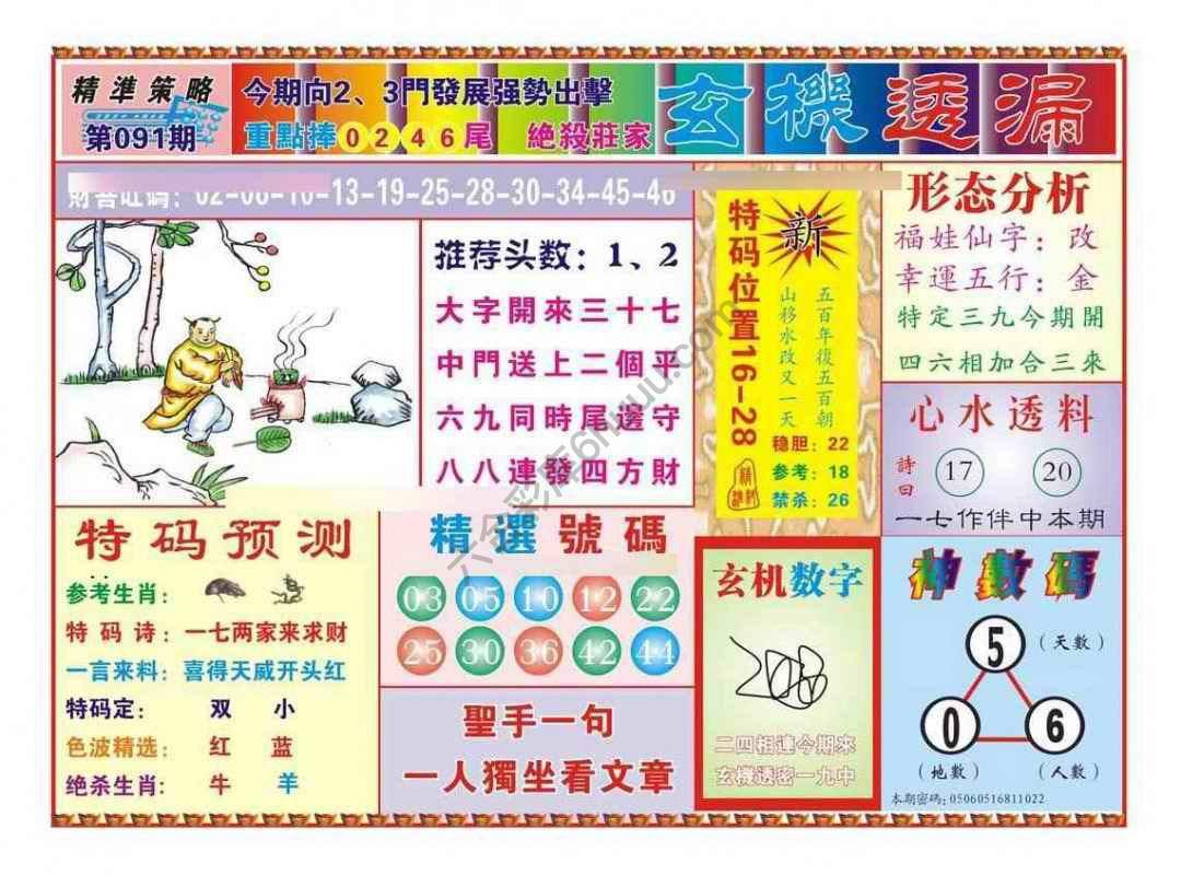 玄机透漏