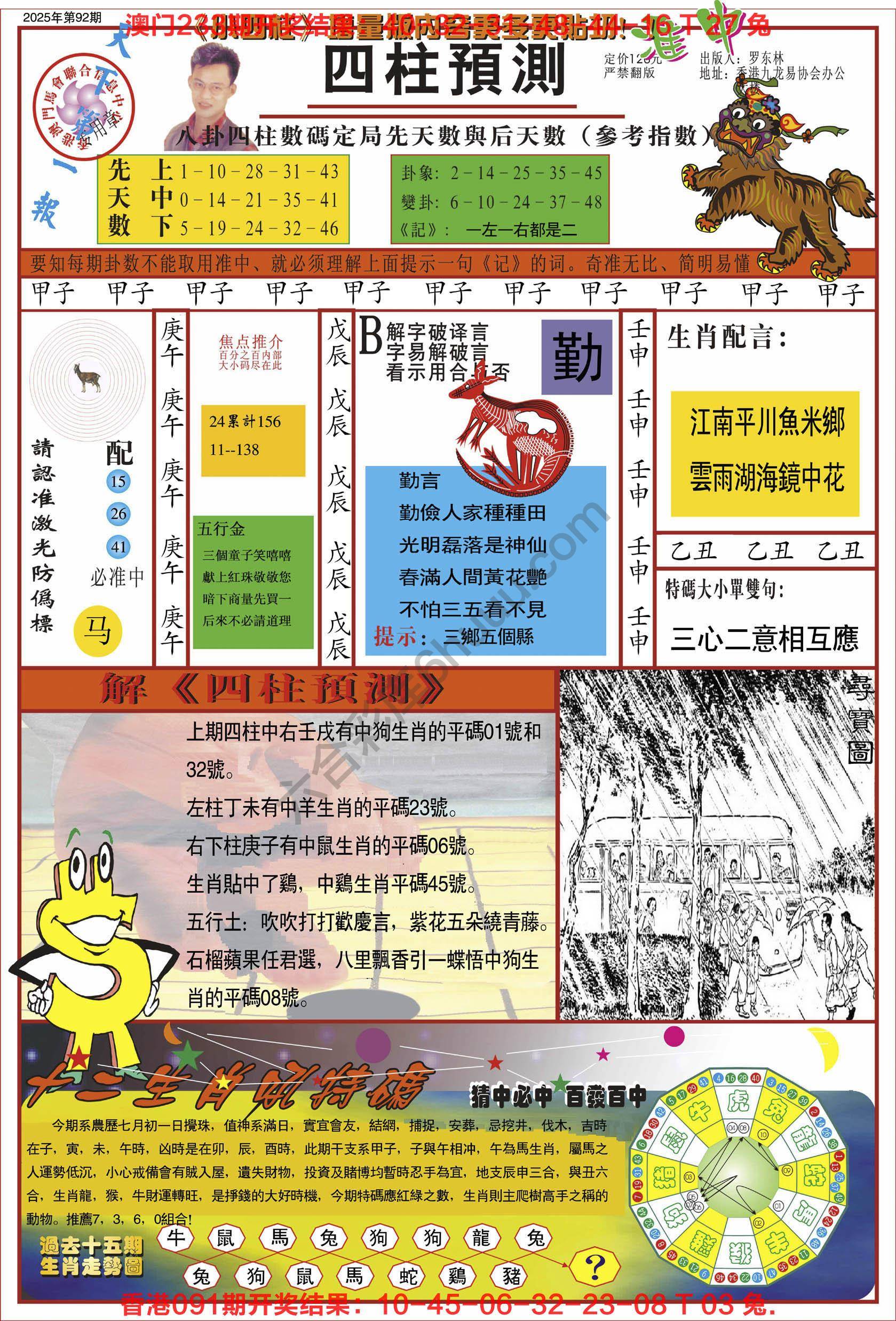四柱预测