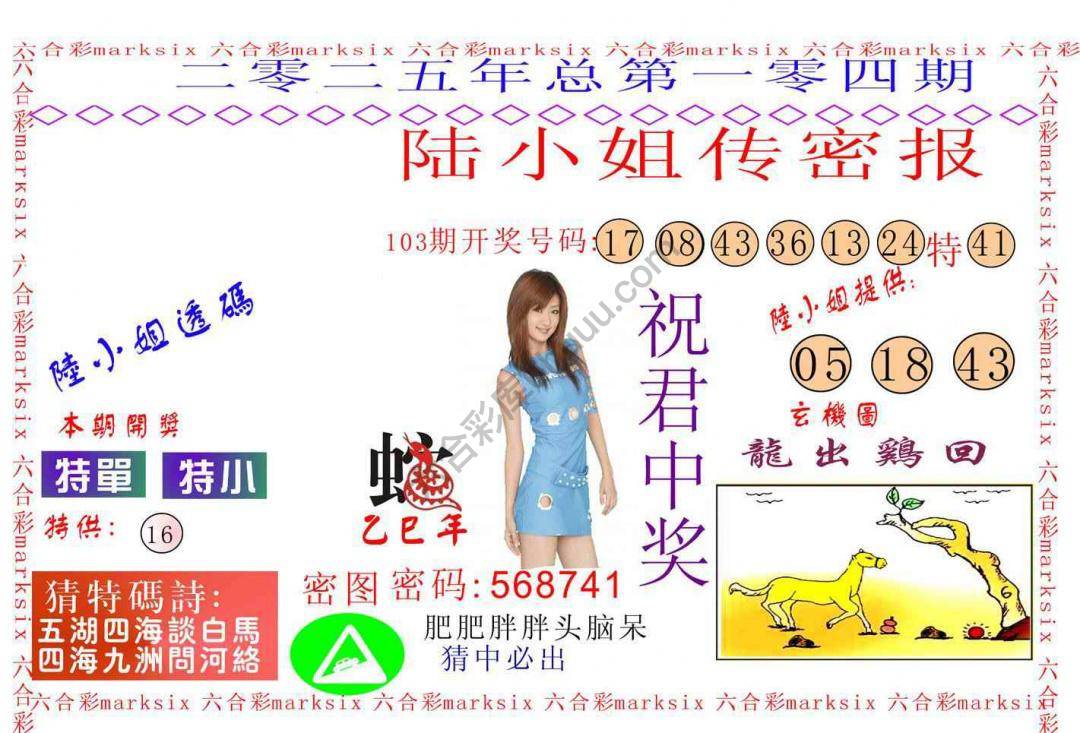 陆小姐传密