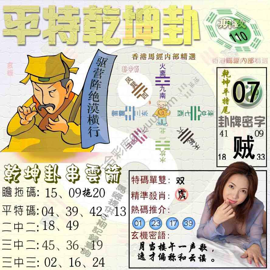 平特乾坤卦