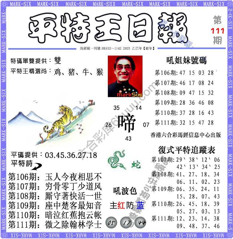 平特王日报