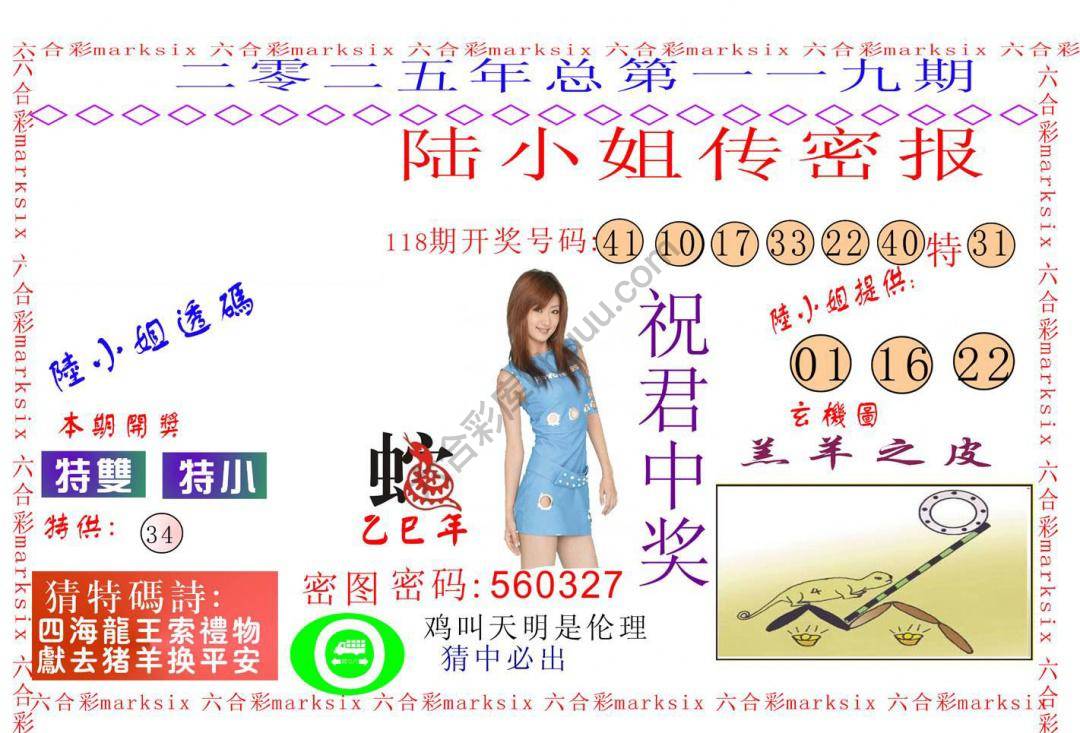 陆小姐传密