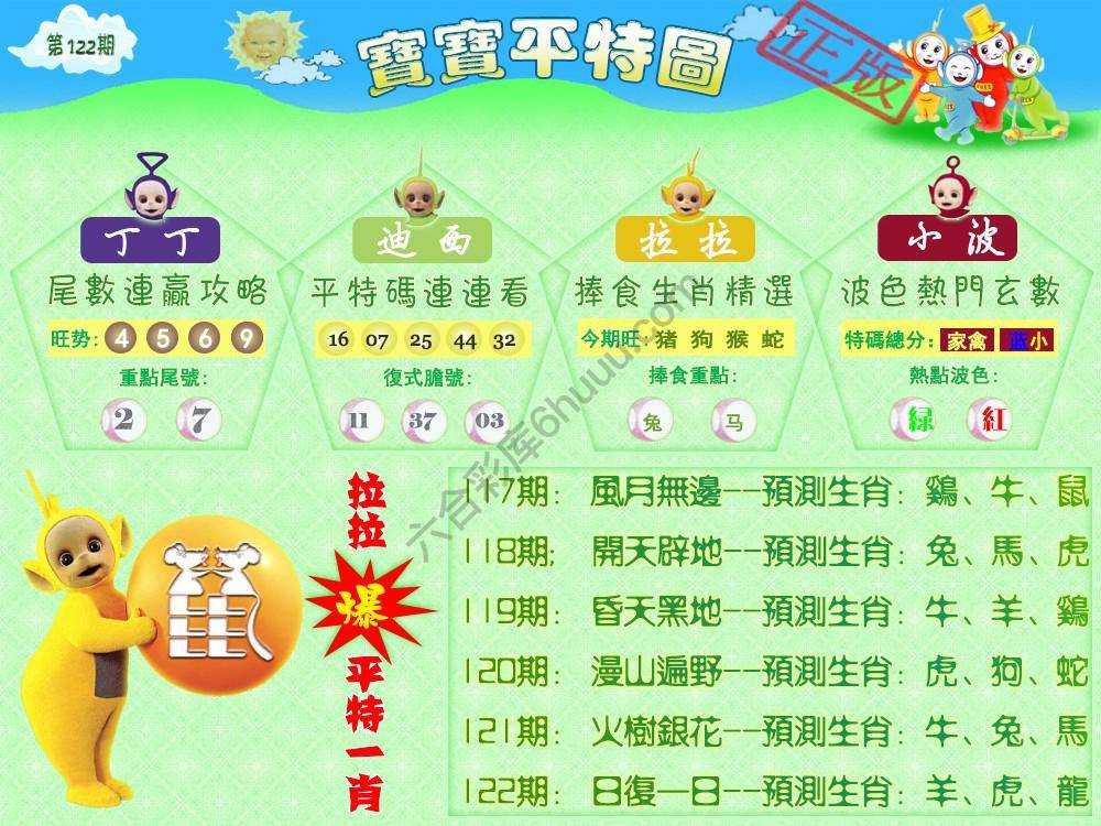 宝宝平特图