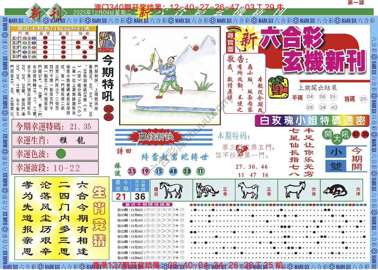 六合彩玄机新刊