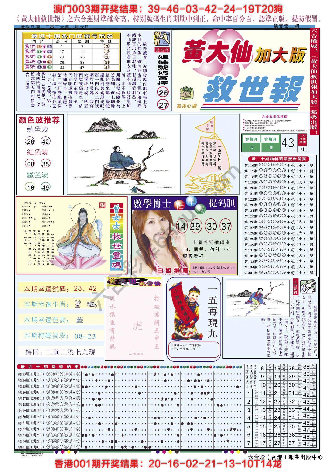 黄大仙救世报（加大版）