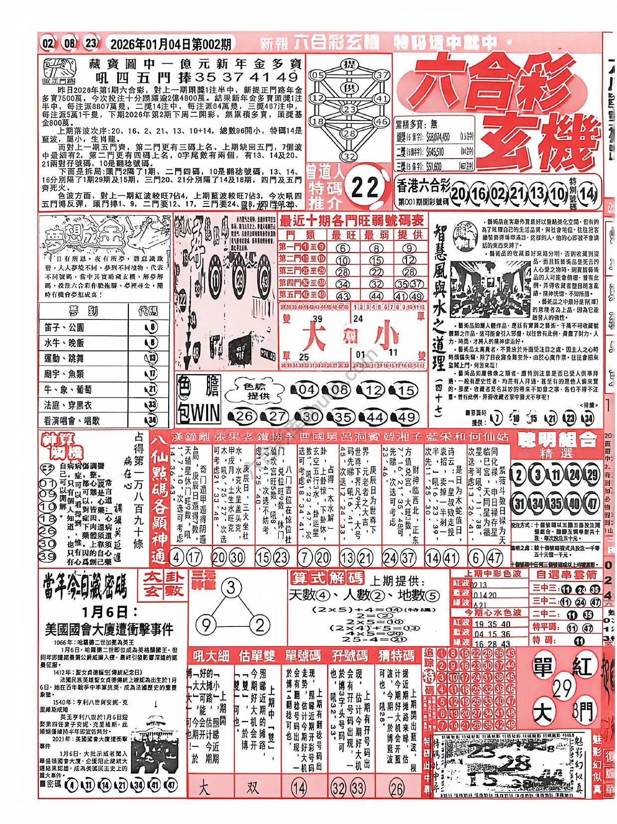 六合彩玄机