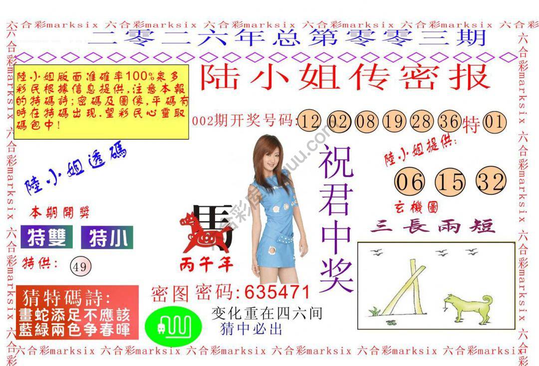 陆小姐传密
