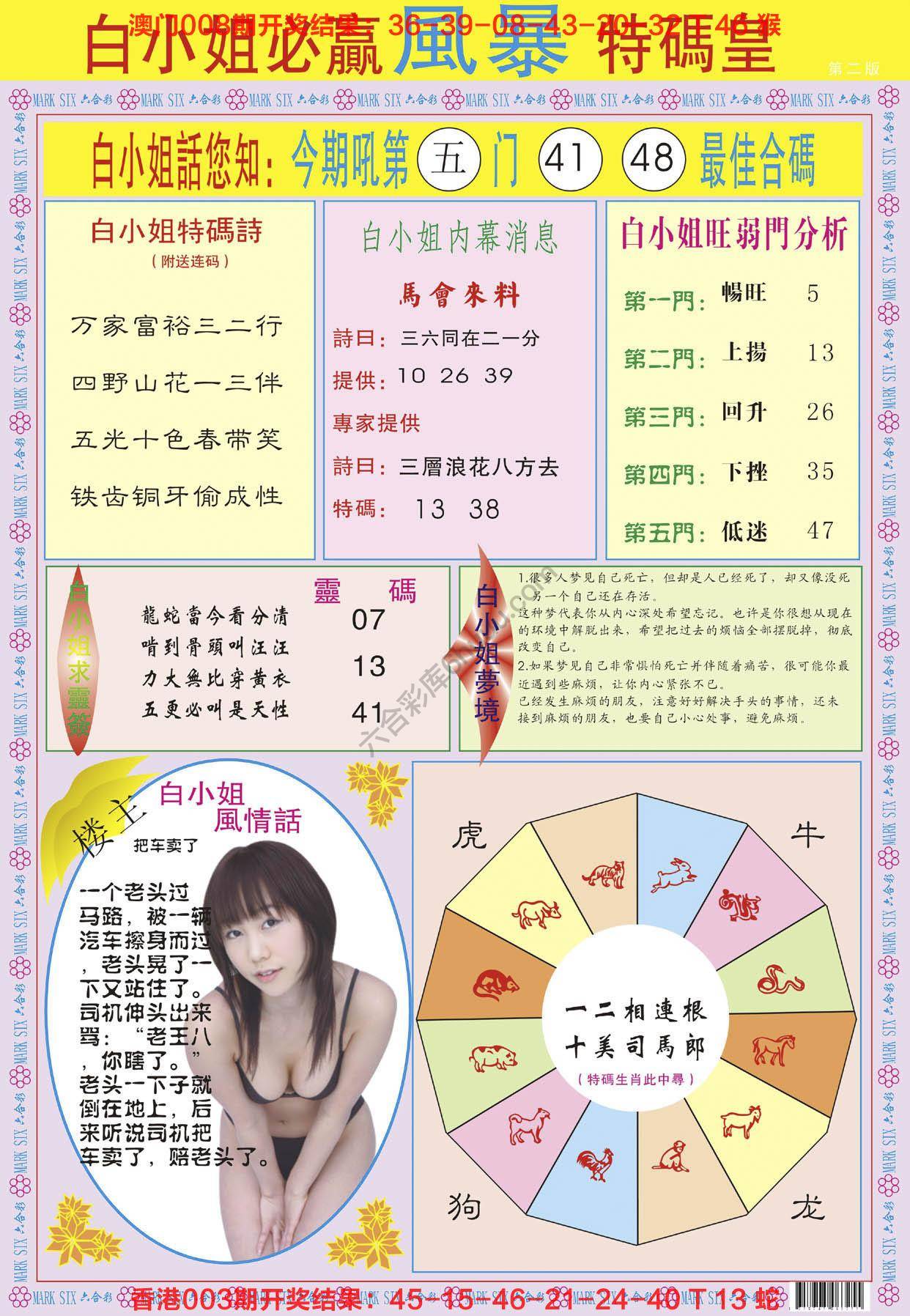 白小姐必赢特码皇