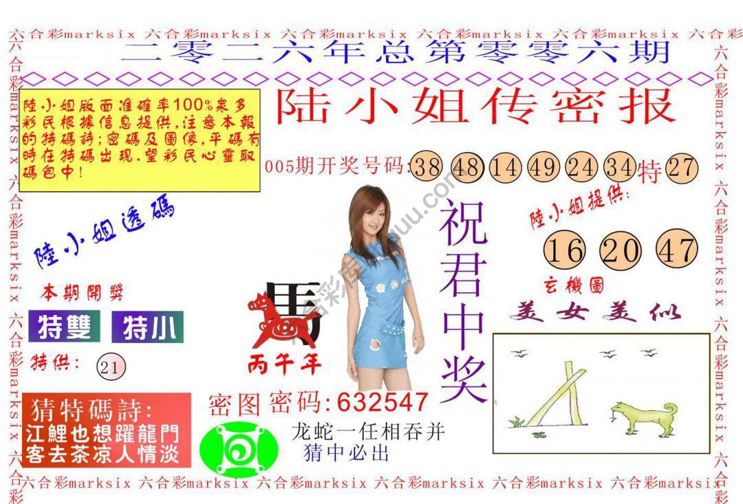 陆小姐传密