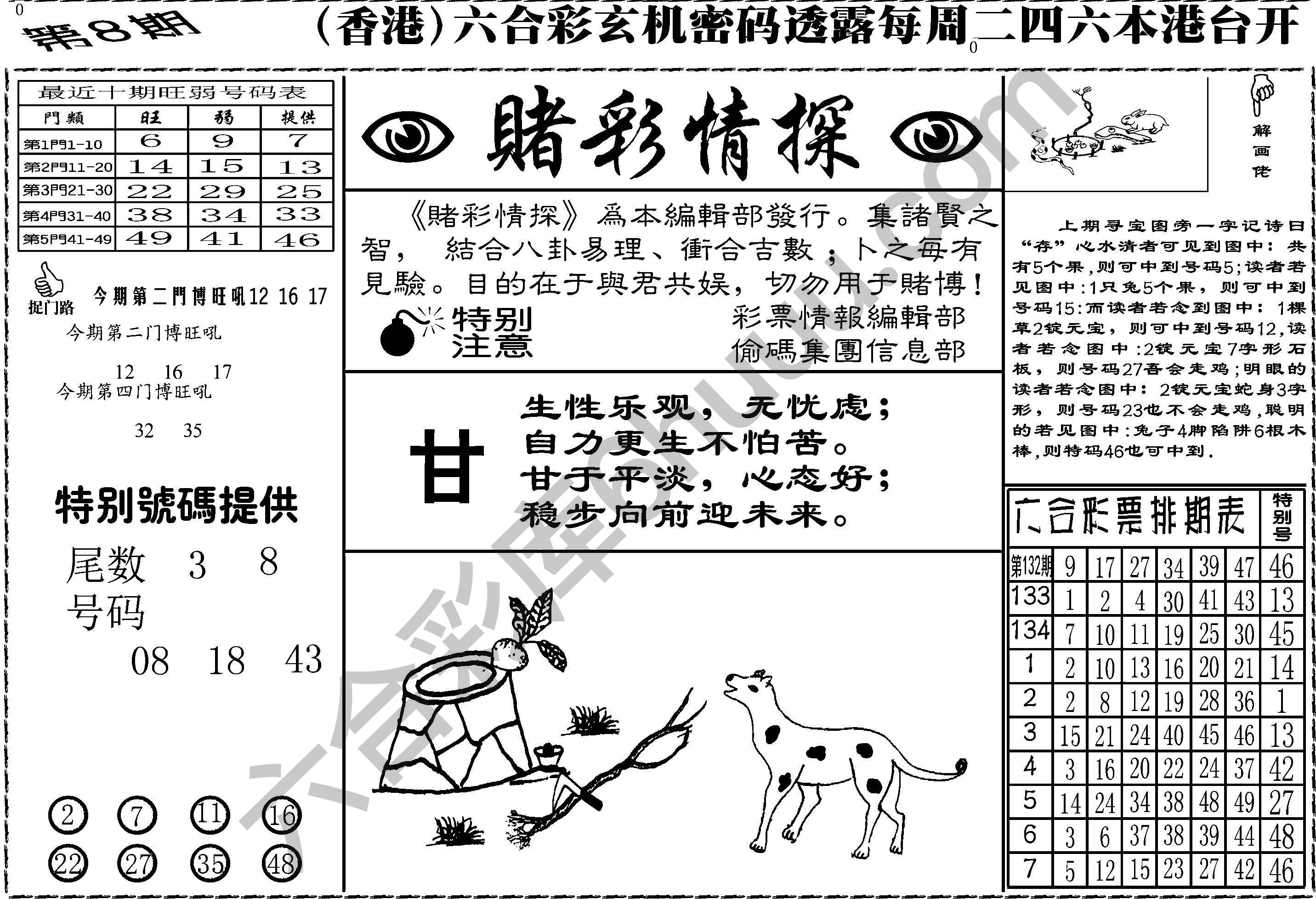 赌彩情探