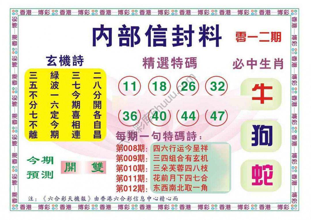 内部信封料
