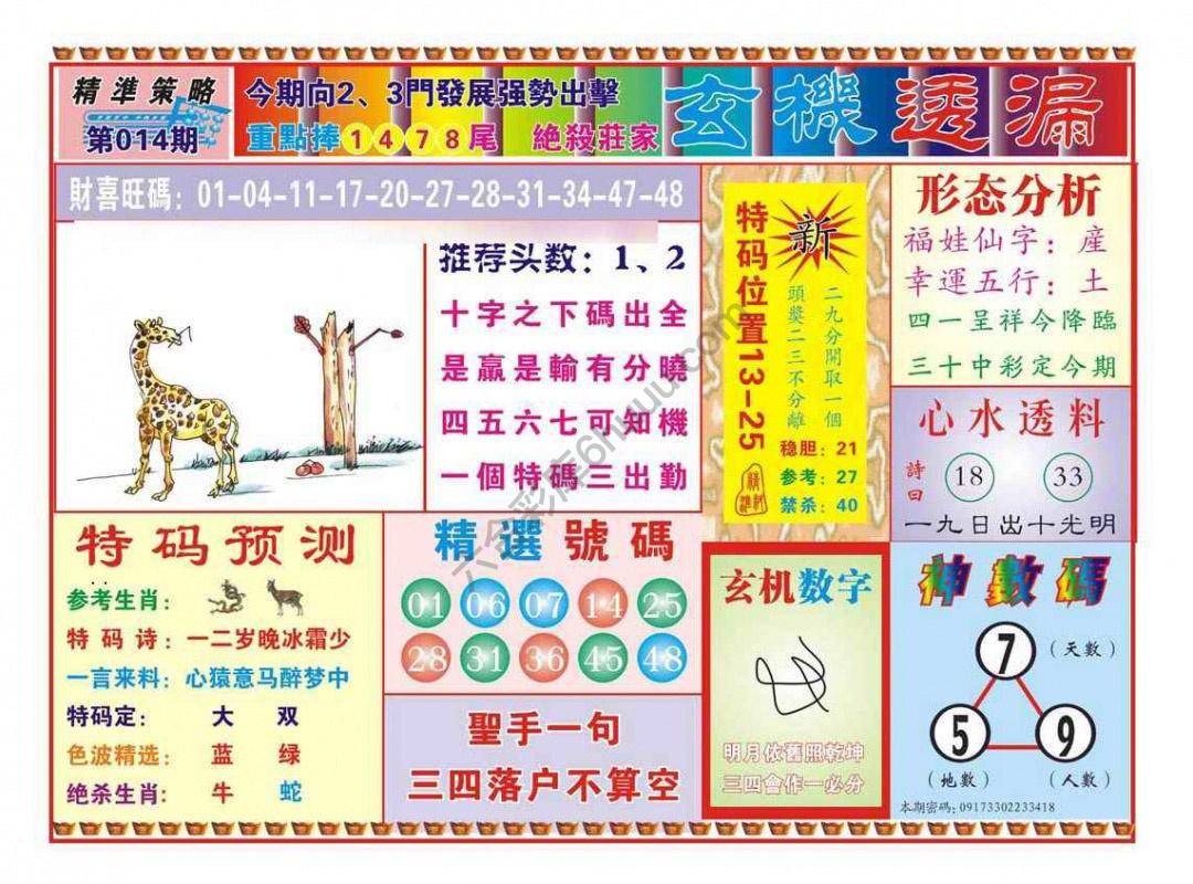 玄机透漏