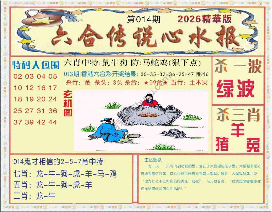 六合传说心水报