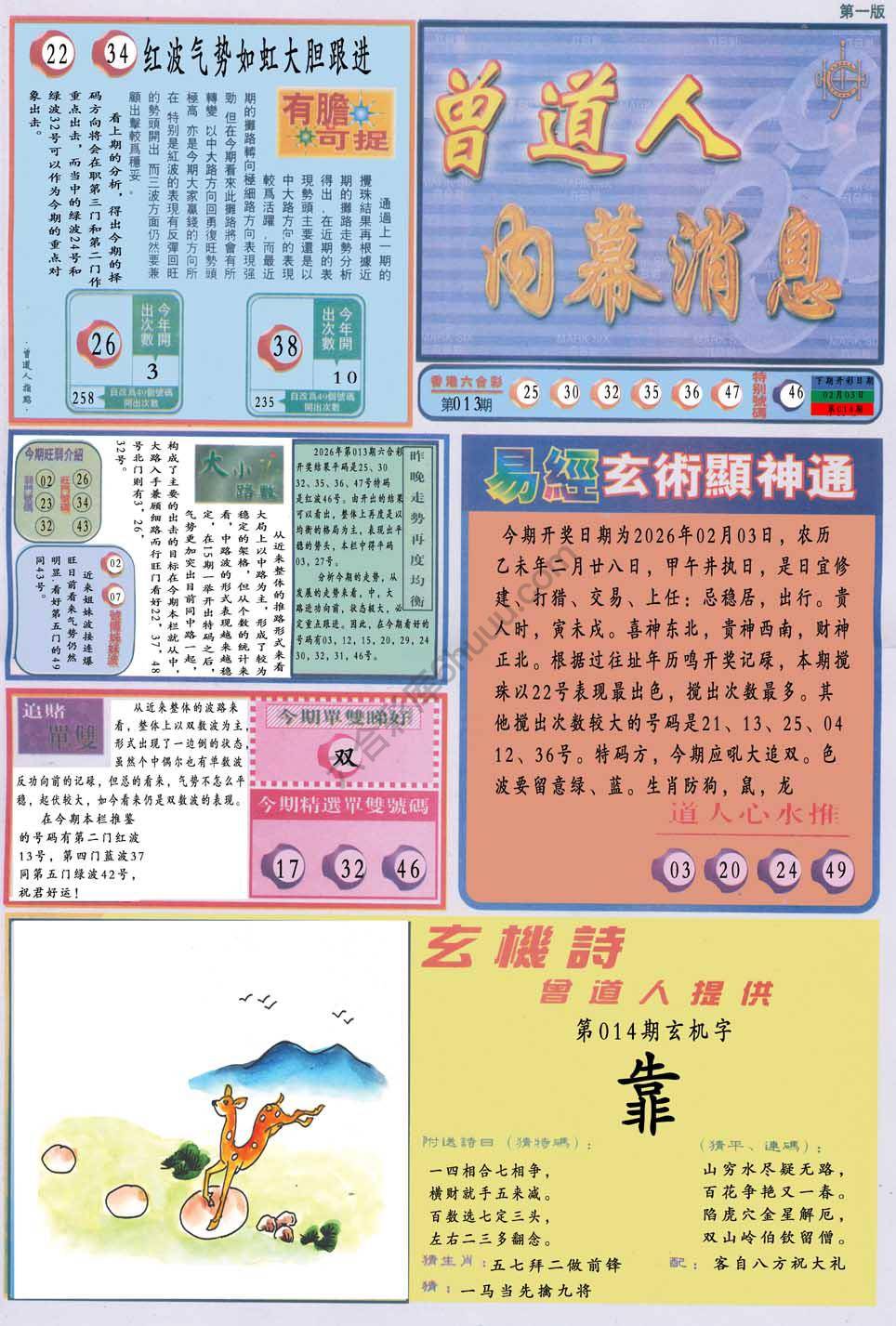 曾道人内幕消息