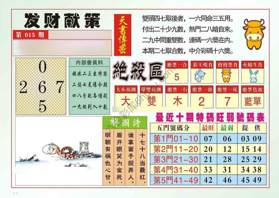 发财献策