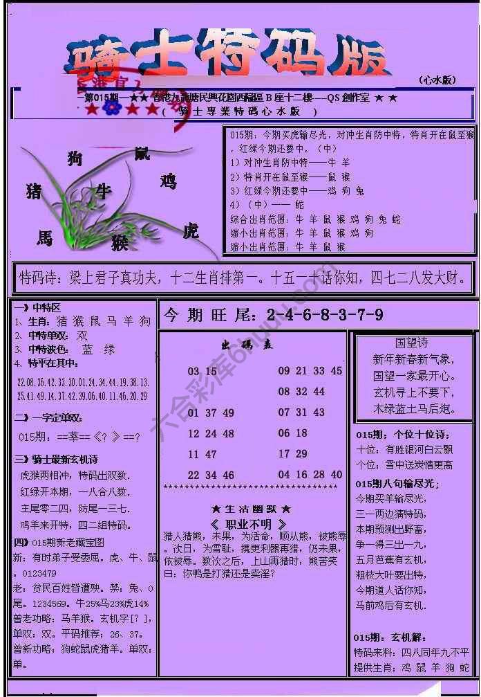 另类骑士特码版